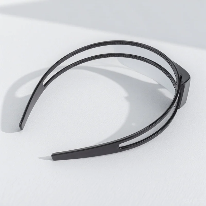 

Anti-Slip Headband Women Premium Hair Accessory Lightweight Durable Two-Tier Design For Face Washing Daily Wear Workout