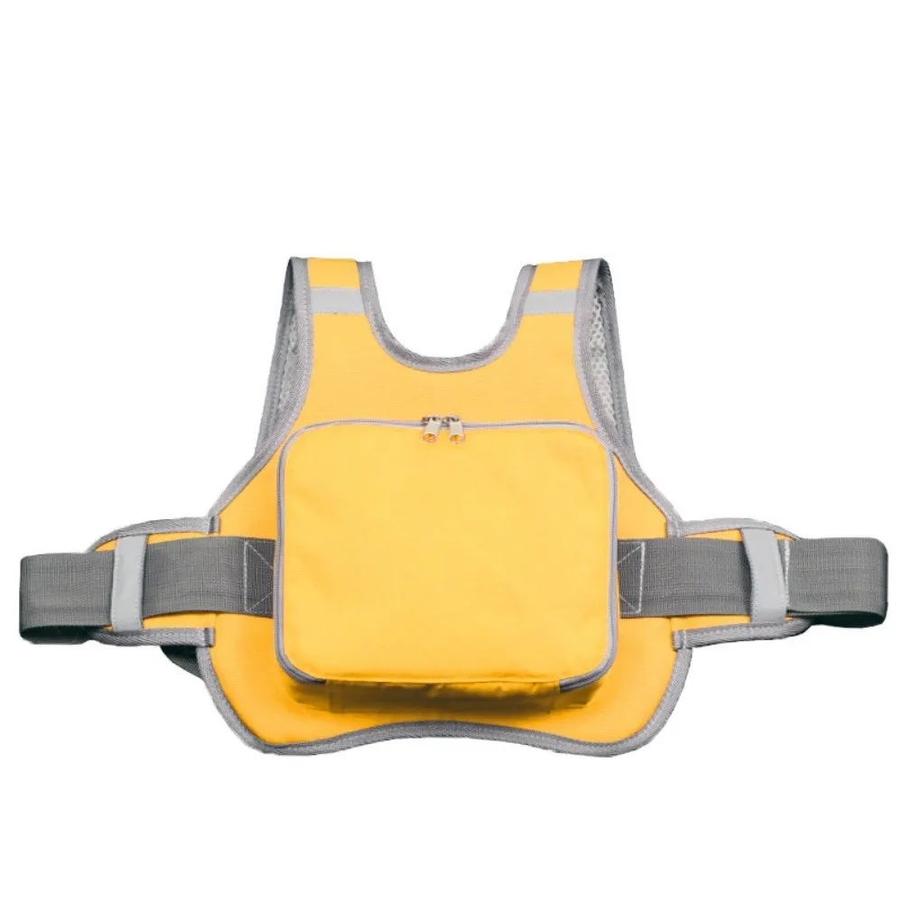 Adjustable Strap Motorcycle Safety Belt Reflective Strip Non-slip Motorcycle Seat Vest Strap Oxford Cloth Sturdy