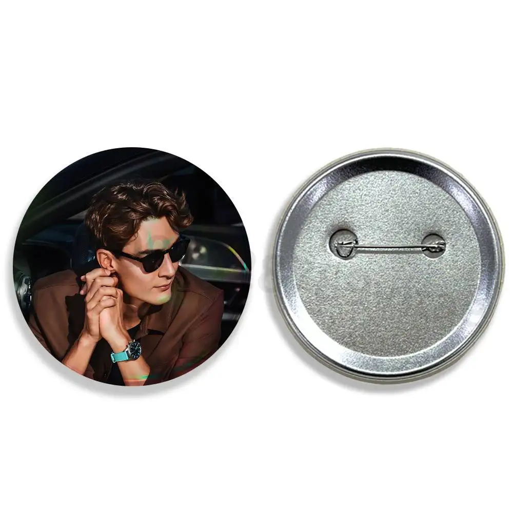 Racer G-George R-Russell  Pins 58mm Cute Cartoon Badge Handmade Brooches for Backpack Accessories Jewelry Gifts