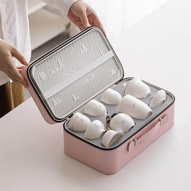 

Storage Luxury Tea Tray Ceramic Office Valet Chinese Kitchen Tableware Hospitality Tea Tray Living Room Bandejas Home Products