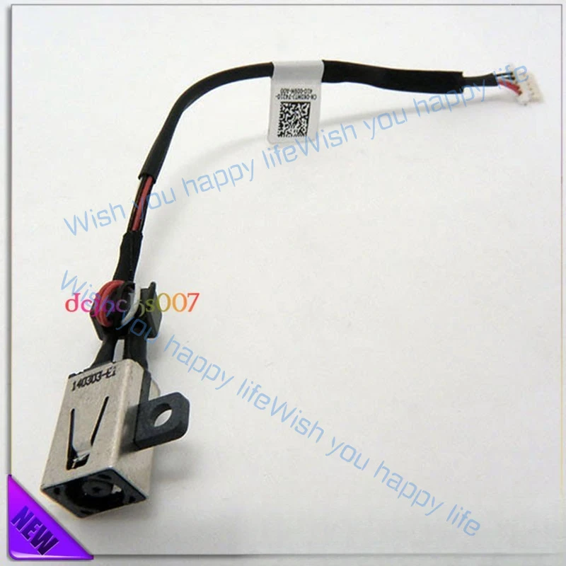 L... HARNESS DC POWER JACK WITH CABLE For Dell XPS 13 9333 L321x L322x GRM3D