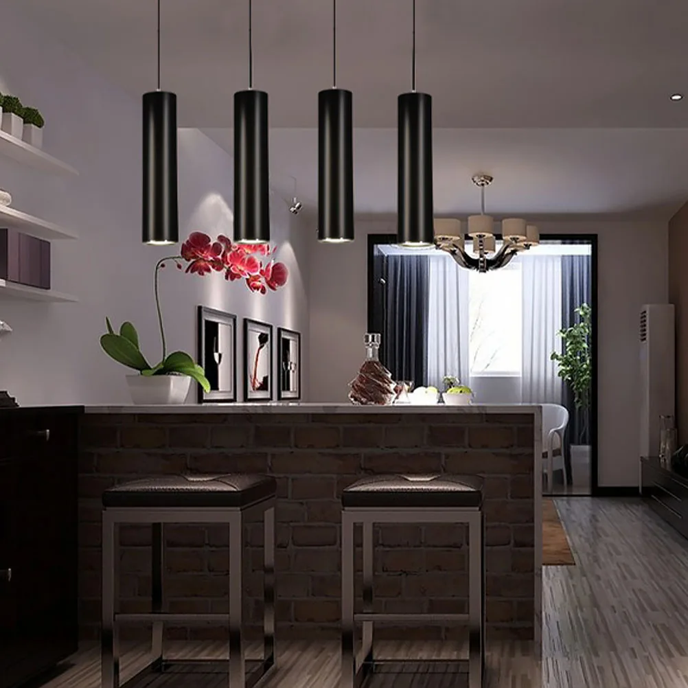

1pcs 12W Led Chandelier Cylindrical Long Bar Light Home Lighting Decor Supplies Modern Creative Ceiling Lamp Bedroom Living Room