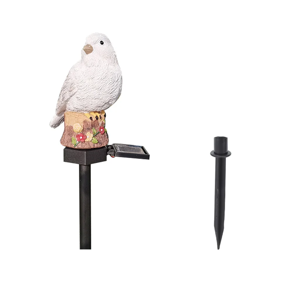 1 قطعة تعمل بالطاقة الشمسية الطيور البحرية مصباح حديقة في الهواء الطلق مصباح ديكور الإضاءة الليلية التلقائي لحديقة الممشى سياج درب الديكور #4