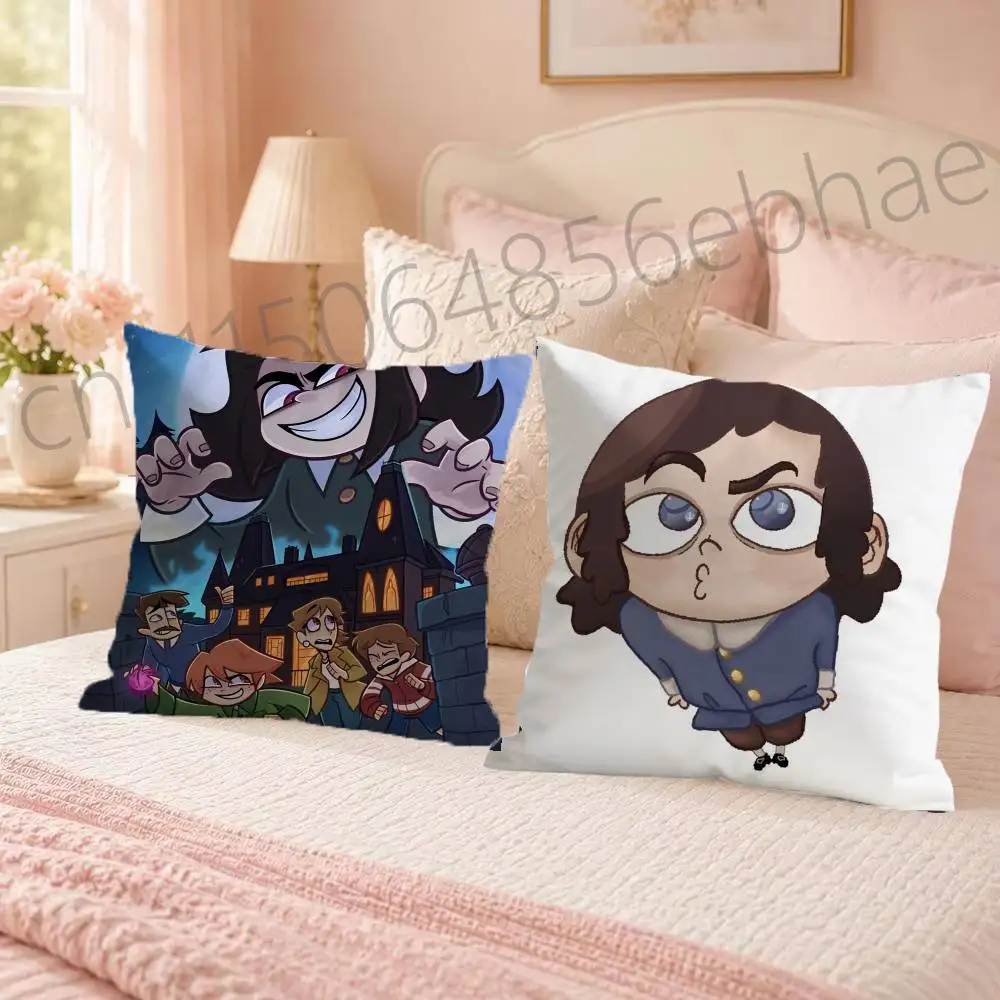 Abaddon Haunted Hotel Pillow Case Comfy Pillow Cover Cute Funny Pillowcases For Sofa Car Home Decor