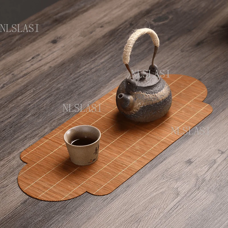 Alas Teh Bambu Anyaman Alami d - Table Runner ulasan dan harga