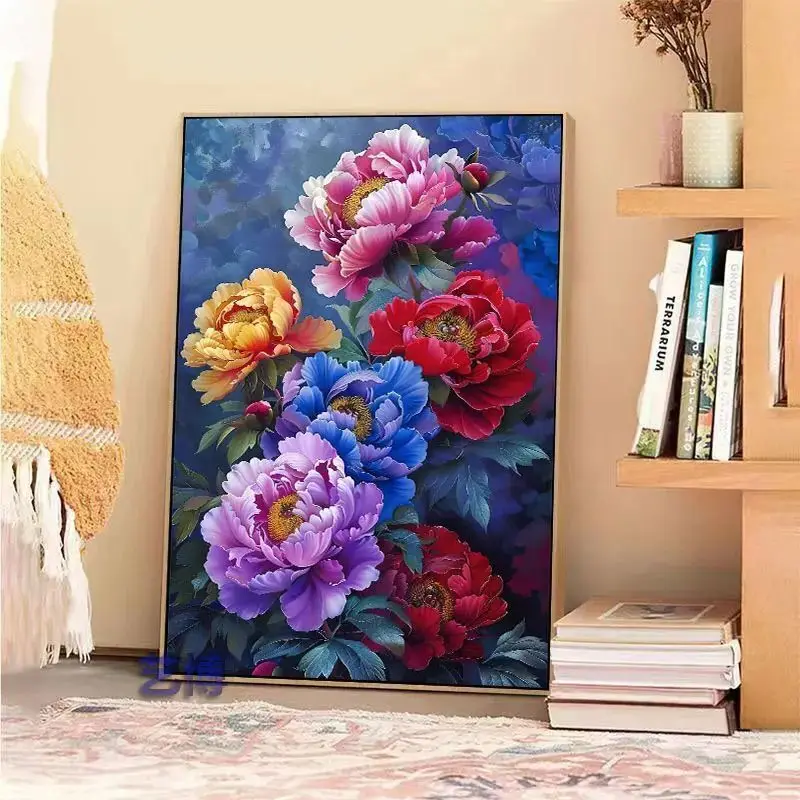 Home decoration handmade cross stitch finished product customized wall flower 2-5 months shipping prepaid deposit link