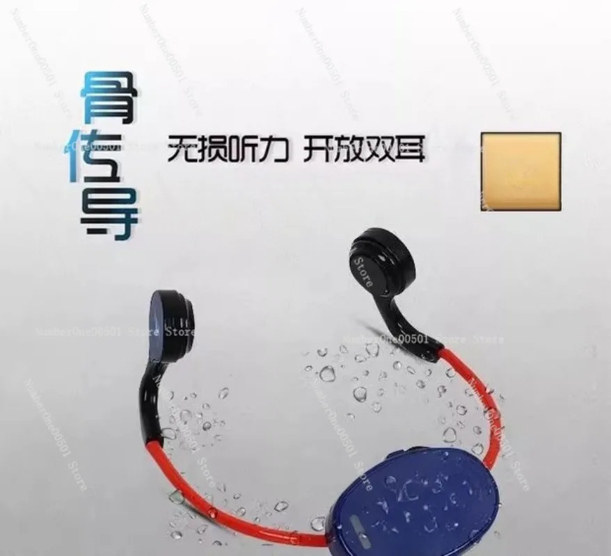 

H-902 Bone Conduction Underwater Headphones Wireless Earphones for Swimming Training Diving