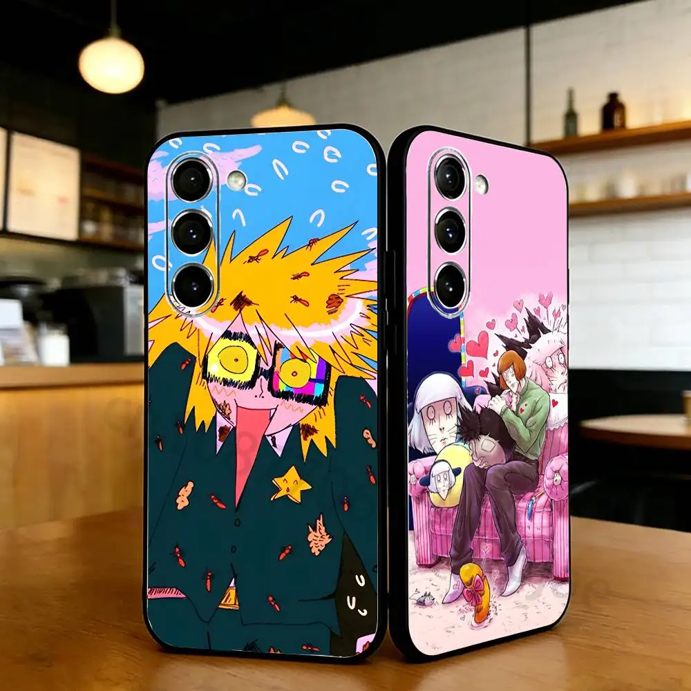 Cartoon R-Ranfren Randal Matte Fingerprint Proof Phone Case For Samsung S20,21,22,23,24,25,26 Ultra,Plus,Lite,FE,Black Soft Case