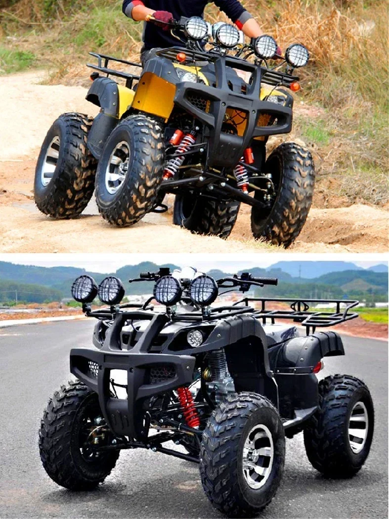 Two‑Seater Adult 4WD ATV, Water‑Cooled Shaft‑Drive Off‑Road All‑Terrain Vehicle for Mountain Cross‑Country Outdoor Travel