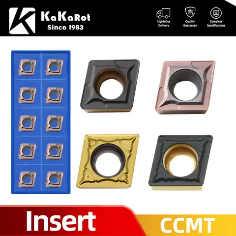 Kakarot Karbür Uç CCMT 060204   MA VP15TF CCMT 060208   CCMT09T304 CCMT12 Paslanmaz Çelik CNC Torna Kesici 10 adet Bıçak Plakası