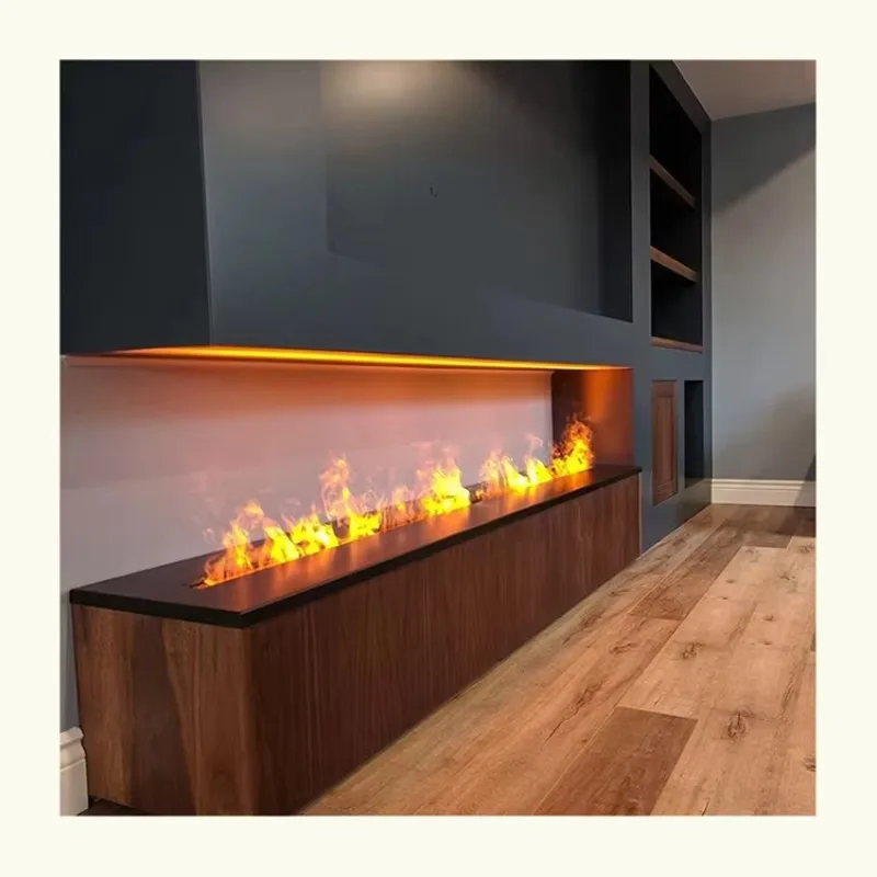 60 Inch Or 1500 Mm 3D Water Steam Electric Fireplace Indoor