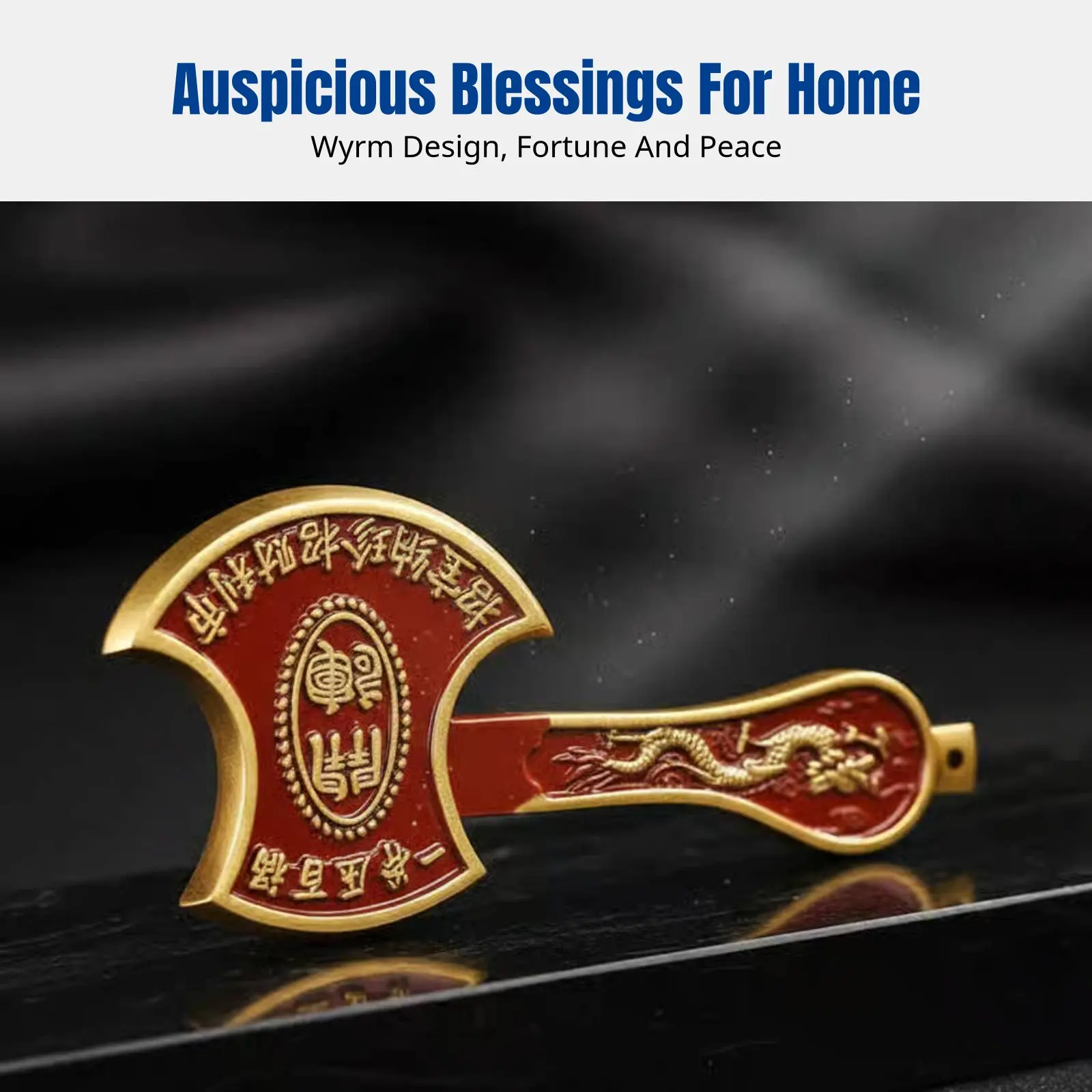 Brass Axe Decor, Fe…