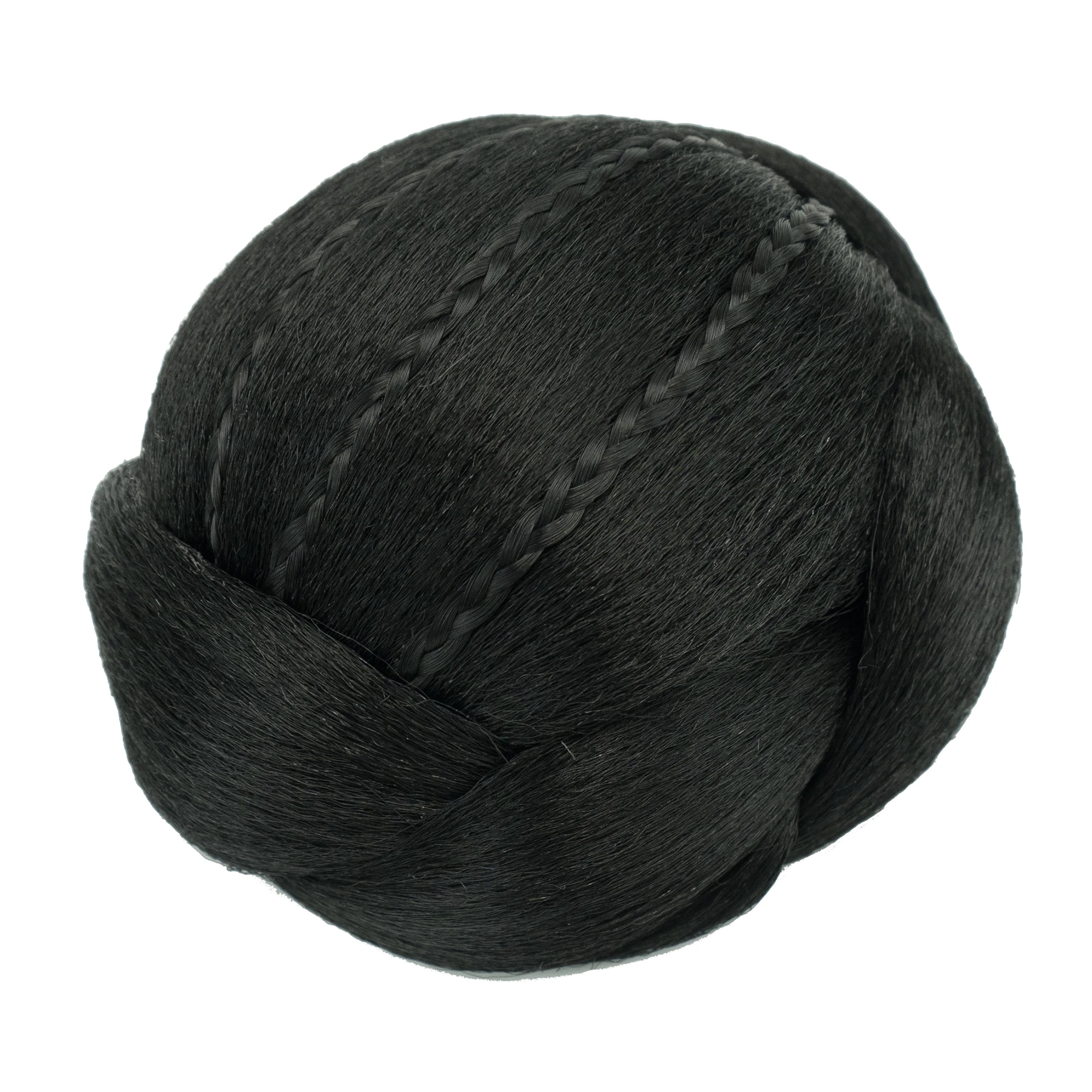 Synthetic Braided Chignon Dancer Hair Cover Donut Hairpieces Scrunchie Hair Buns Wig Updo Wedding Party