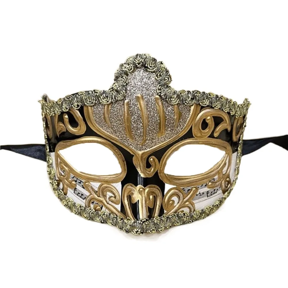 

Party Cosplay Props Halloween Masks Half Face Plastic Glitter Mask Carnival Costume Props Masquerade Cosplay Venice Mask Men
