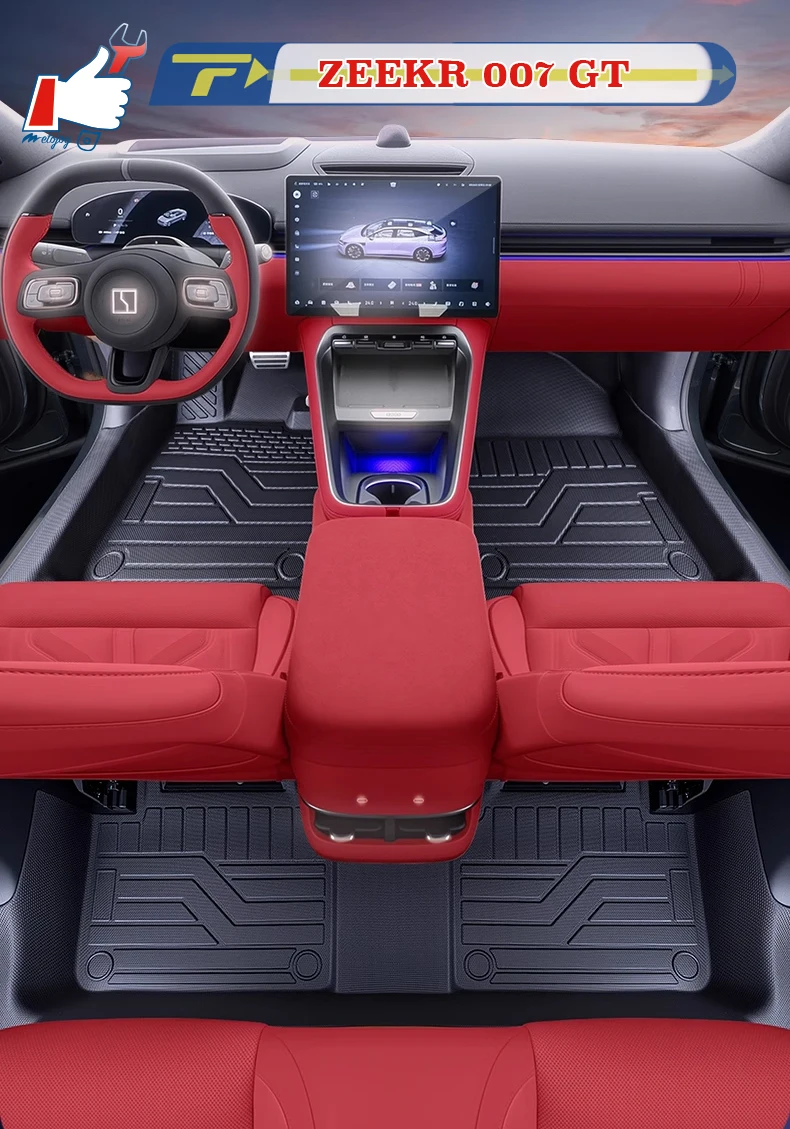 

Left-hand Drive Car Floor Mat For ZEEKR 007 GT 2025 Full-Surrounded Foot Mat Mat Floor Liner Floor Carpet Water-proof Mat