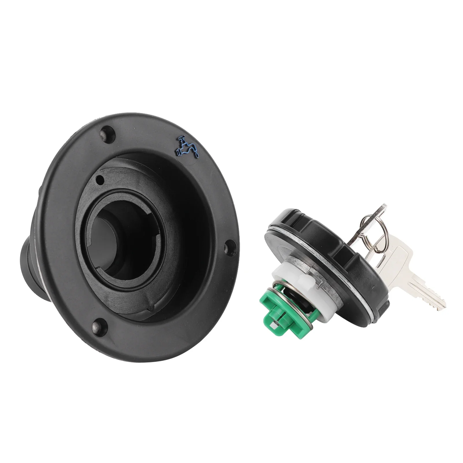 

Gravity Freshwater Inlet Lockable Leakproof Water Filler Cap with 2 Keys for RV Caravan Motorhome