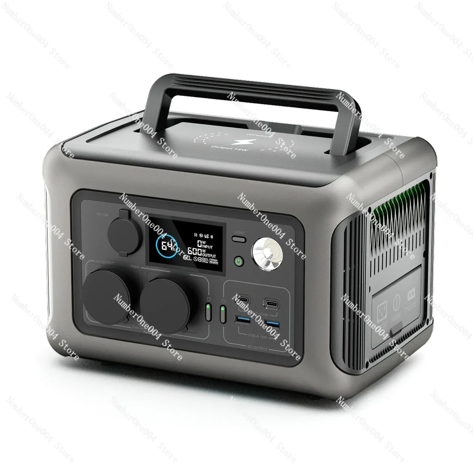 

Портативная электростанция ALLPOWERS R600, аккумулятор LiFeP04 емкостью 299 Втч с 2 розетками переменного тока мощностью 600 Вт (1200 Вт для кемпинга на открытом воздухе, дома на колесах