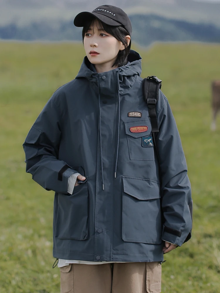 

Mandu Mountain Series ex Hooded Workwear Jaet Lightweight Outdoor Windbreaker Cotton Jaet Street Sle Loose Fit