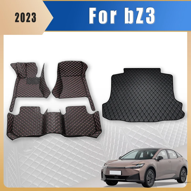 

Автомобильные коврики, ковры в багажник для Toyota bZ3 2023, автомобильные подушечки для ног, автоаксессуары, товары для интерьера, чехлы, детали, водонепроницаемые