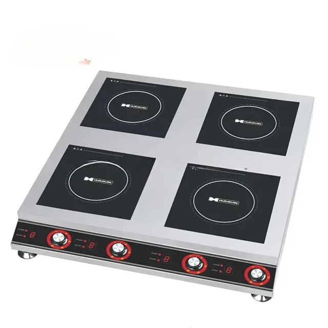 Commercial Induction Cooker 4 Burner Induction Cooker Hot Popular Multiple Function 3500W