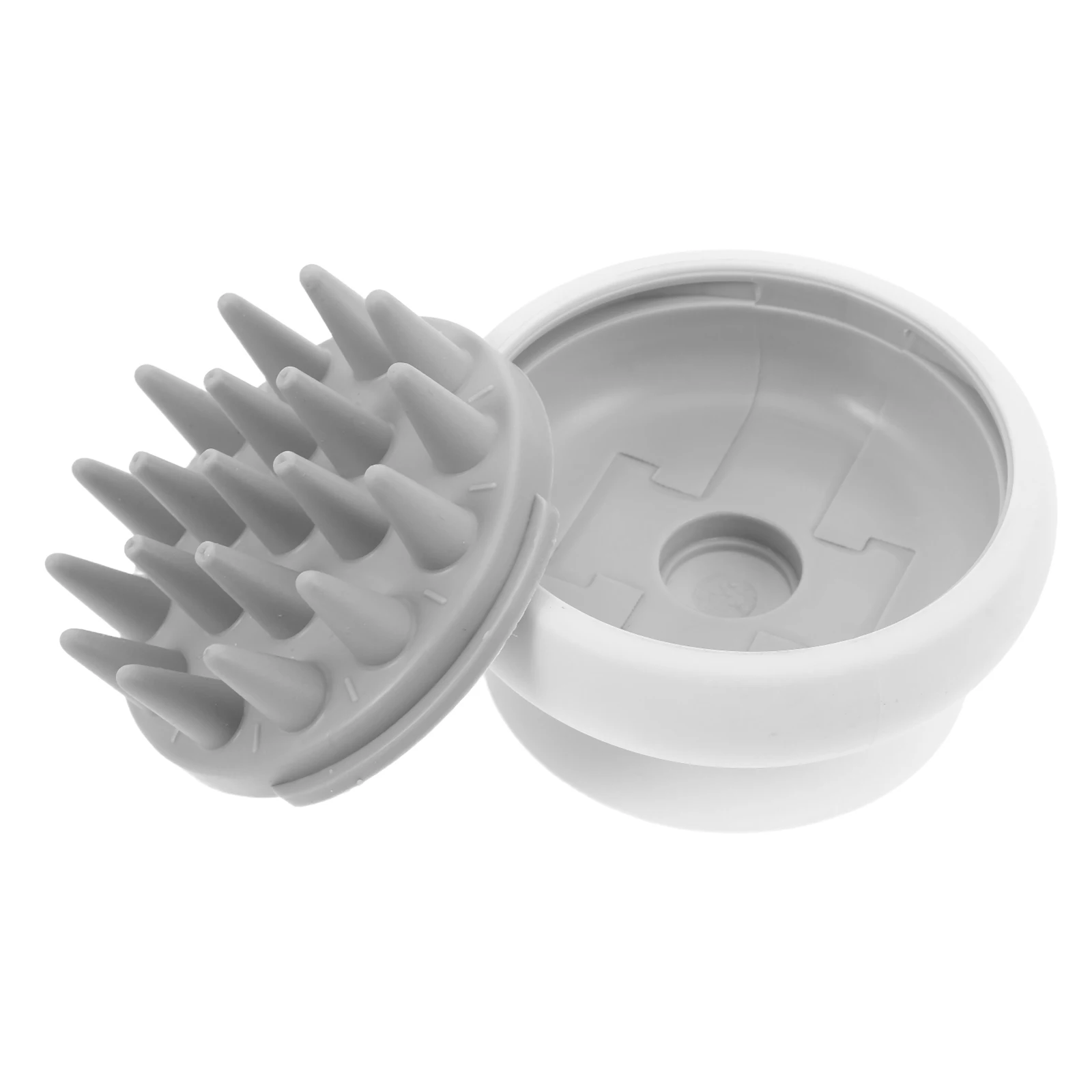 

Shampoo Brush Scalp Massager Silicone Shower Hair Dry Silica Gel Scrubber for Men