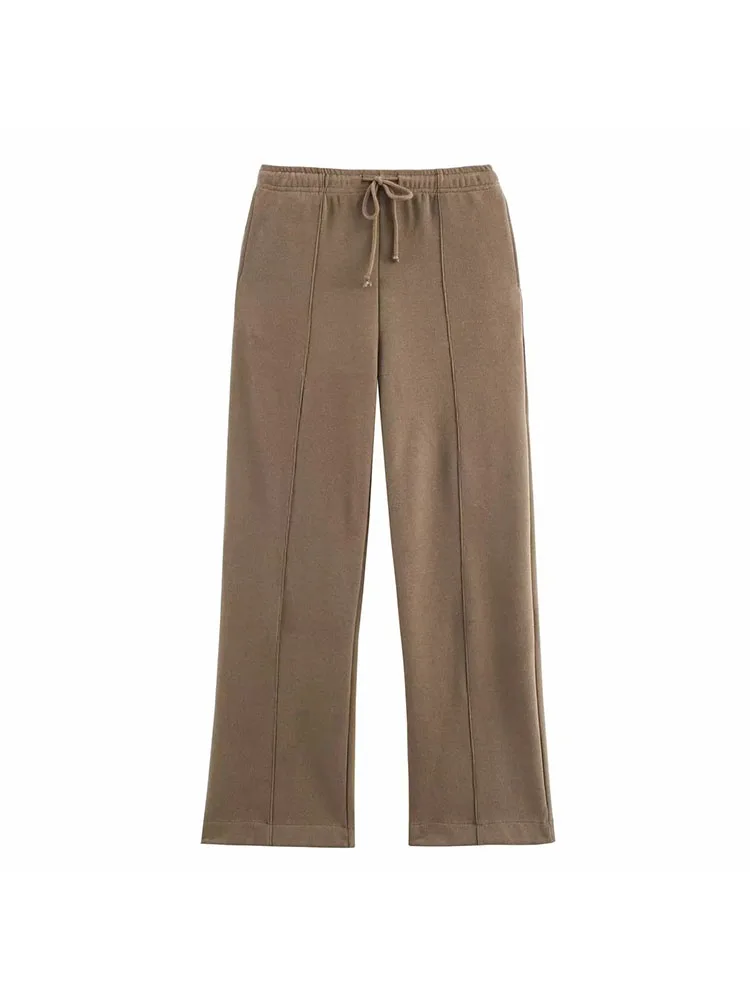 Pantaloni sportivi a maniche lunghe con cappuccio multiuso allentati girocollo da donna autunno inverno nuovo stile arrivi