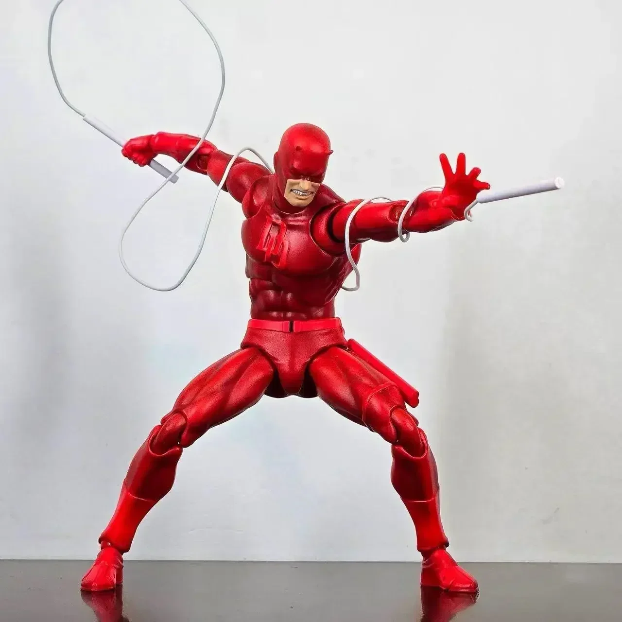 2026 جديد Ct Toys Mafex 223 DAREDEVIL عمل الشكل النسخة الهزلية الشكل Shf أنيمي تمثال تمثال نموذج جمع الهدايا لعبة