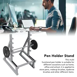 Squat Rack Pen Holder Pen Display Stand Eyebrow Pen Stand Makeup Brush Rack Organizer for Home School Office Use
