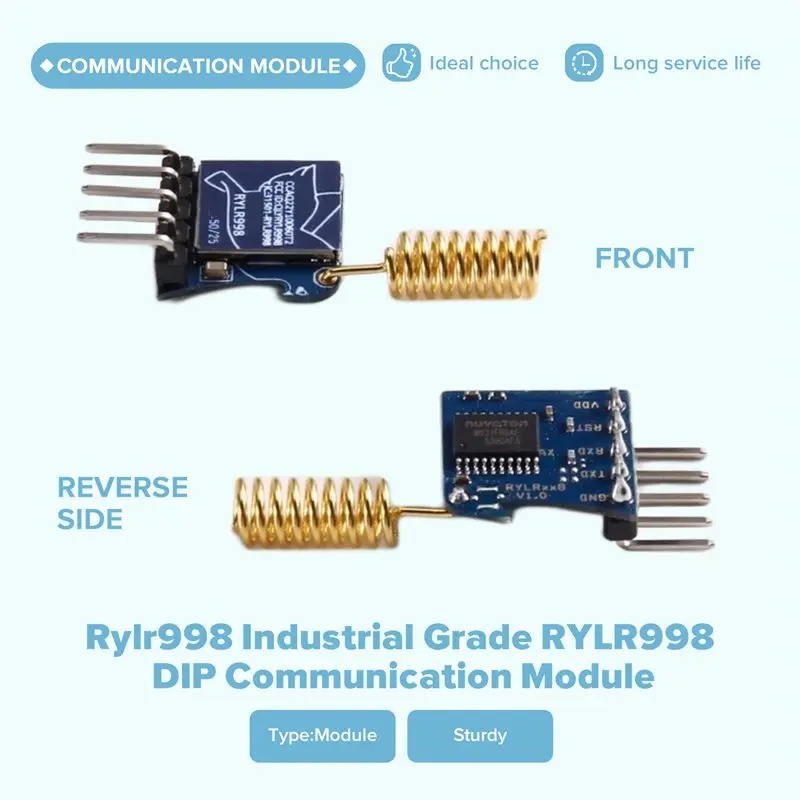 A33T-DIP Communication Module RYLR998 Lora Module Industrial Grade 100% New Electronic Parts Accessory