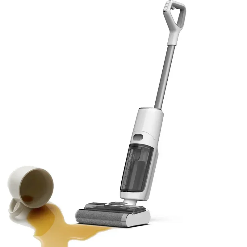 Dry and Wet Wireless Vertical Floor Scrubber Handheld  Water Vacuum Cleaner Intelligent Mop