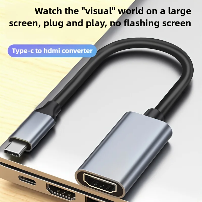 USB-C to HDTV Adapter, [High Speed, Thunderbolt 3/4] USB Type C to HDTV Adapter Groundbreaking Performance