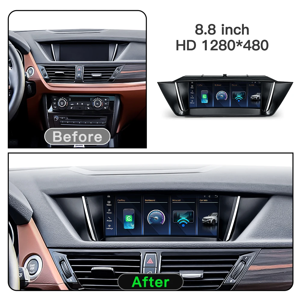 stwei 2026 New Linux System 8.8 Head Unit for BMW X1 E84 09-15 Wireless CarPlay Android Auto Car Stereo Multimedia Video Player