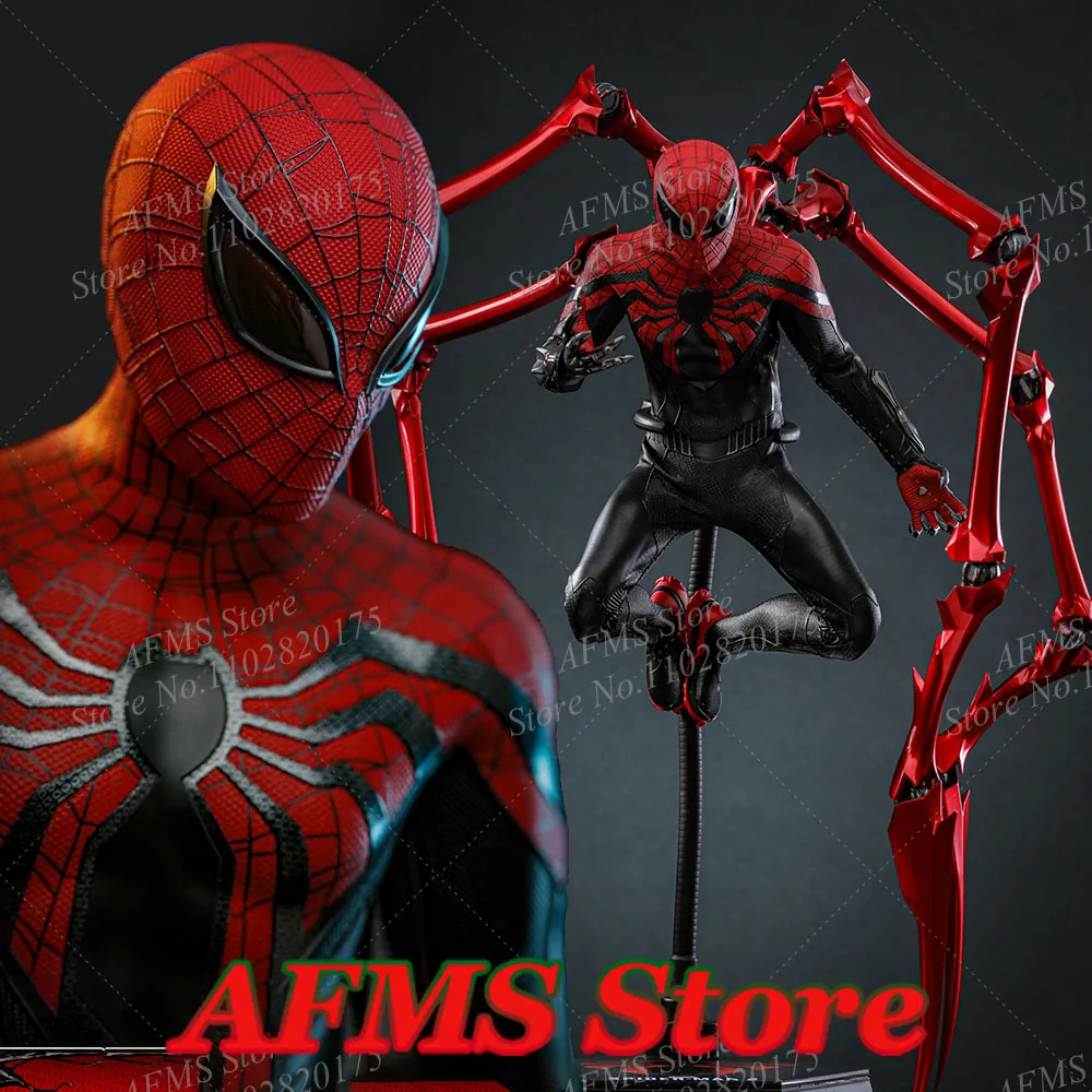 

IN STOCK HOTTOYS VGM61 1/6 Men Soldier Superior Spider-Man Peter Parker Superior Suit Full Set 12Inch Action Figure Model Toys