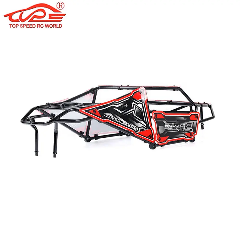 Metal Pig Cage Roll Cage and Frame Kit for 1/5 Hpi ROFUN ROVAN Kingmotor Mcd Redcat Rcmk Baja 5t 5sc Trcuk Rc Car Parts