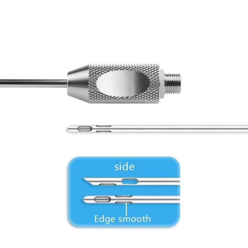 Slope Incision Canule Gewindegriff Micro Canula Fat Remove Tool Fettabsaugungsinstrument