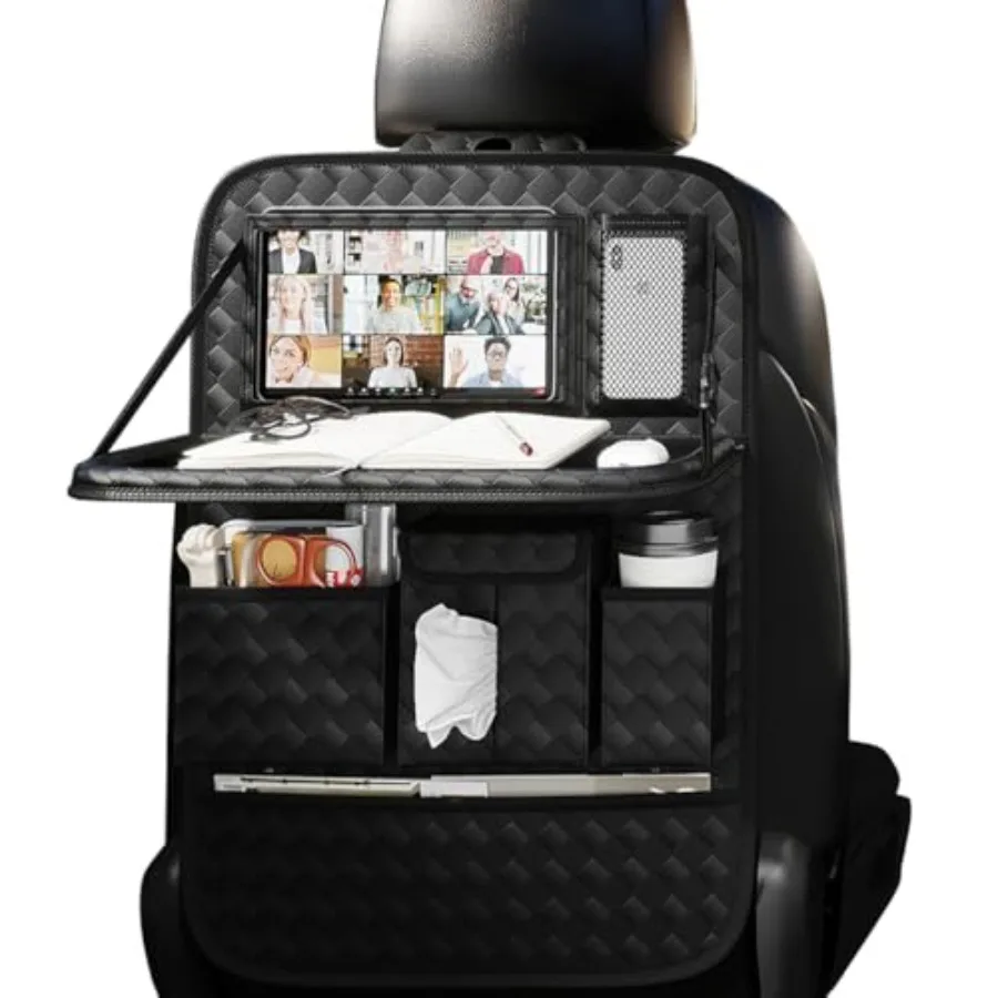 

Органайзеры для автомобильных сидений: многофункциональные защитные накладки на спинки сидений, сумки для хранения и подставки-органайзеры для задних сидений автомобиля.