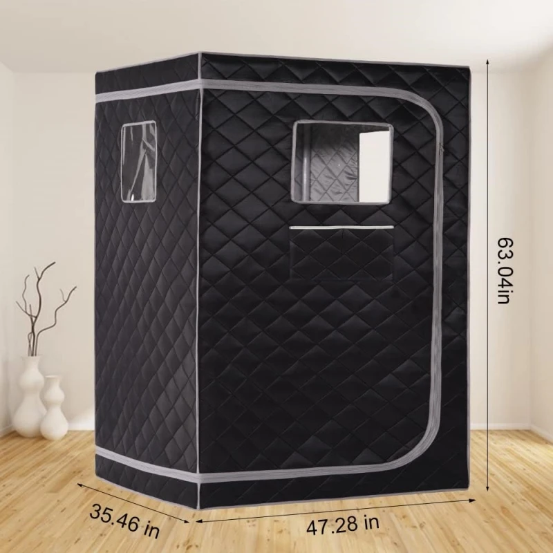 Sauna a vapore per 2 persone tenda per Sauna portatile Sauna Kit per Sauna domestica per tutto il corpo grande spazio Spa Steamer Sauna Room