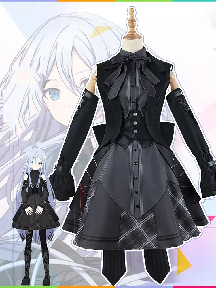 Game Project Sekai Yoisaki Kanade Cosplay Costumes PJSK Knd Dress Anime Clothing Halloween Uniforms Custom Made