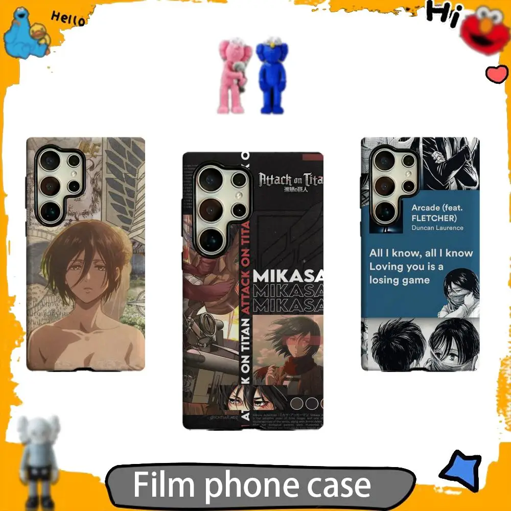 capa-de-telefone-attack-on-titan-anime-mikasa-2-em-1-concha-brilhante-para-samsung-galaxy-s25-s24-s23-s22-s21-plus-ultra