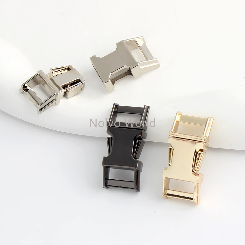 5/10/20PCS Inner Wide 10-20-25-37mm Metal Backpack Strap Buckle Quick Side Release Buckle For Outdoor Bag Strap Belt Webbing