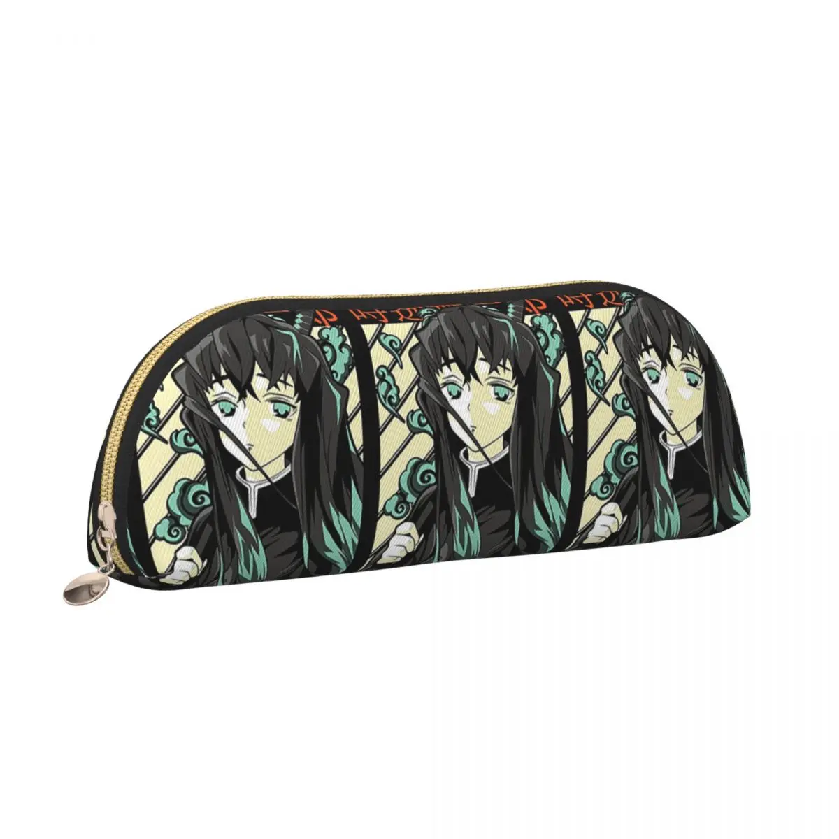 

Kimetsu No Yaiba Muichiro Tokito Pencil Case Pencil Pouch Storage Stationery Big Capacity Pen Box Pencil Bag for Students School