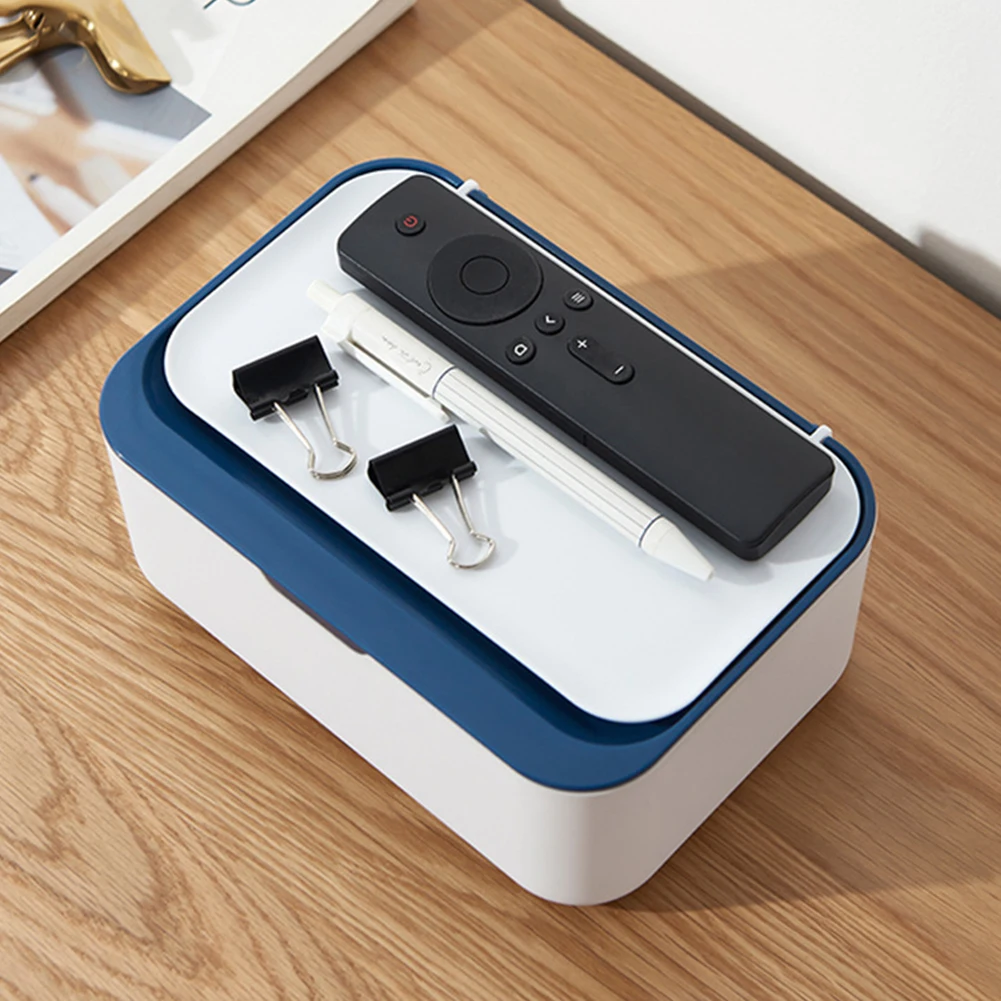 

Baby Wipes Container Storage Case Wipes Dispenser Elegant Design Anti-Skid Feet Easy Maintenance Plastic Construction