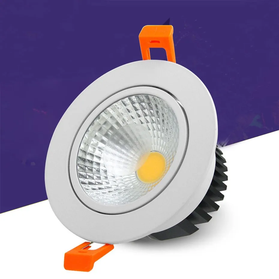 Spot LED Down light wasserdichte Decken leuchte LED-Scheinwerfer 7W 10W 15W Aluminium Einbau LED Decken leuchten Lampe für die Küche zu Hause