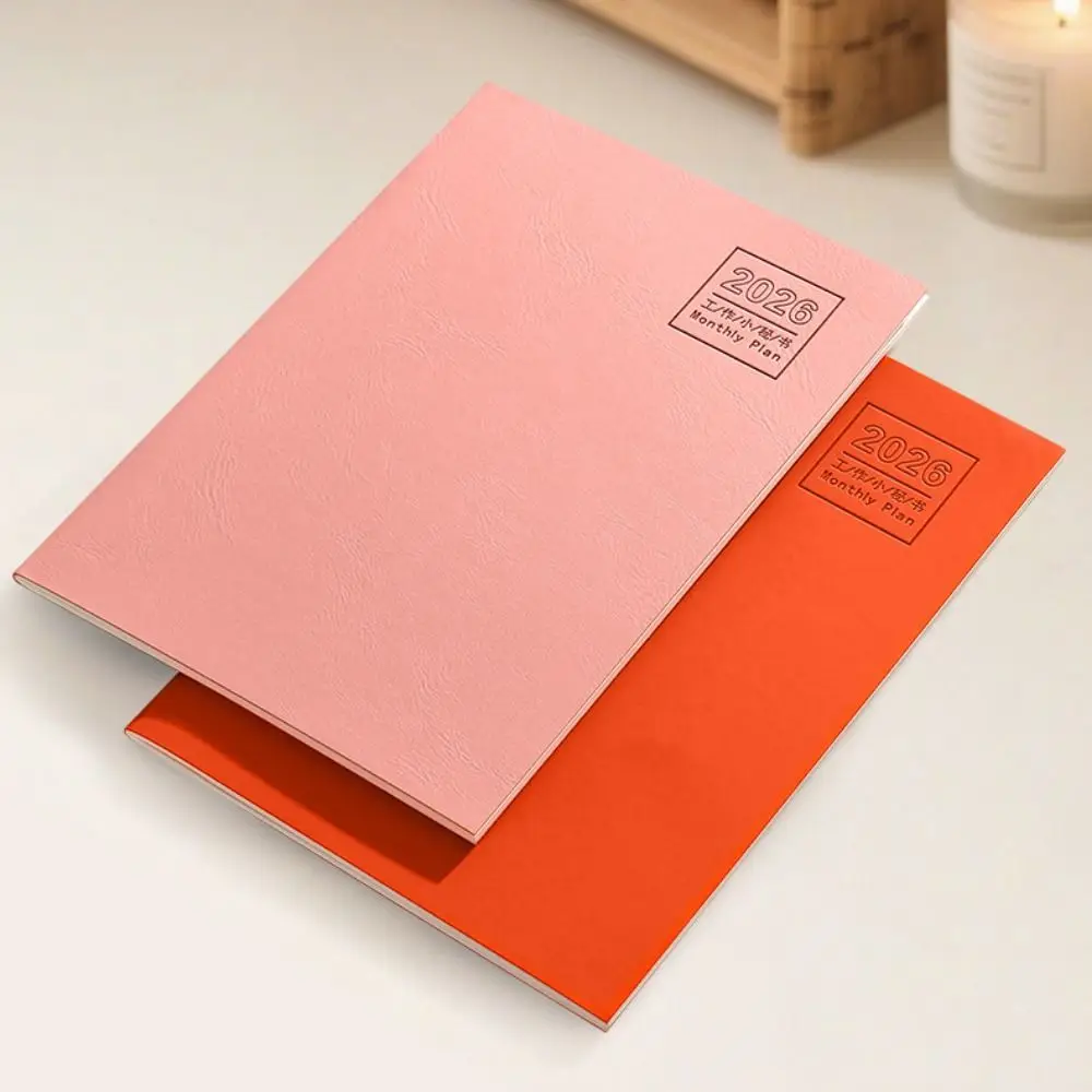 A4 A5 2026 Schedules Notebook Work Efficiency 24 Sheets Agenda Planner Life Check-in Learning Plan 2026 Calendar Planner School