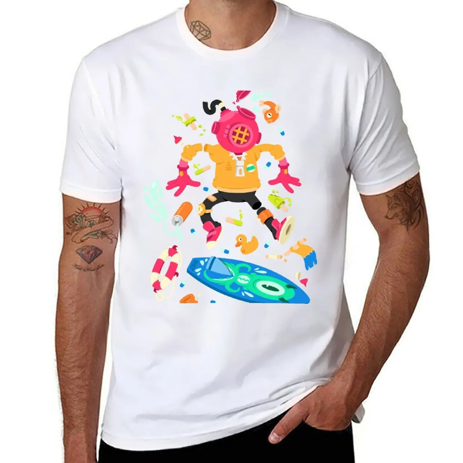 

The Skaters #1 : Diver T-Shirt t shirt man casual man t shirt luxury T-Shirt