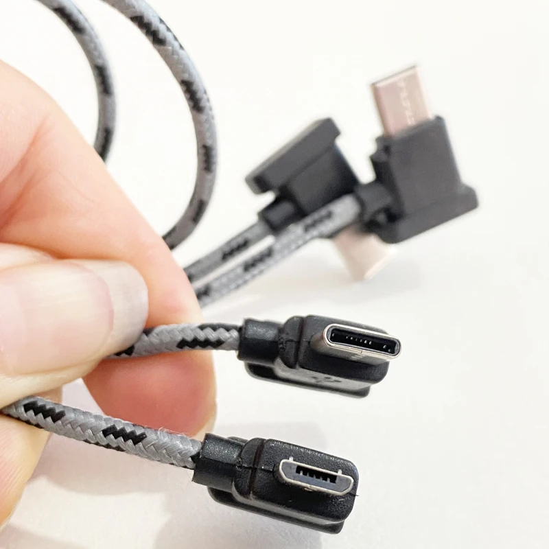 30 cm langes, geflochtenes Nylon-Kabel mit Fernbedienung, Typ-C-Adapterkabel, kompatibel mit Mavic3 AIR2 AIR2S MINI2, Datenkabel für Telefon und Tablet – Detail 15