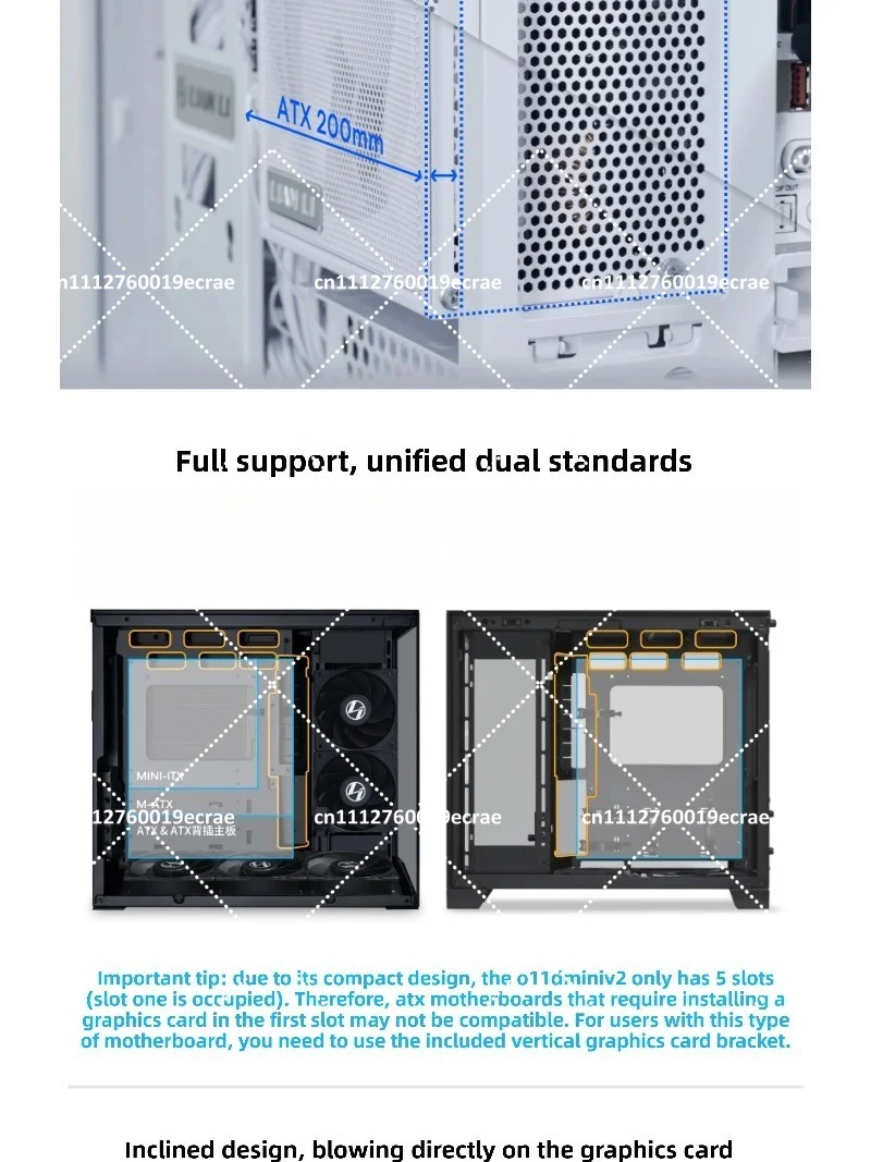 Bauhaus O11D MINI V2 Sea View Room Computer Case Supports ATX Motherboard 360