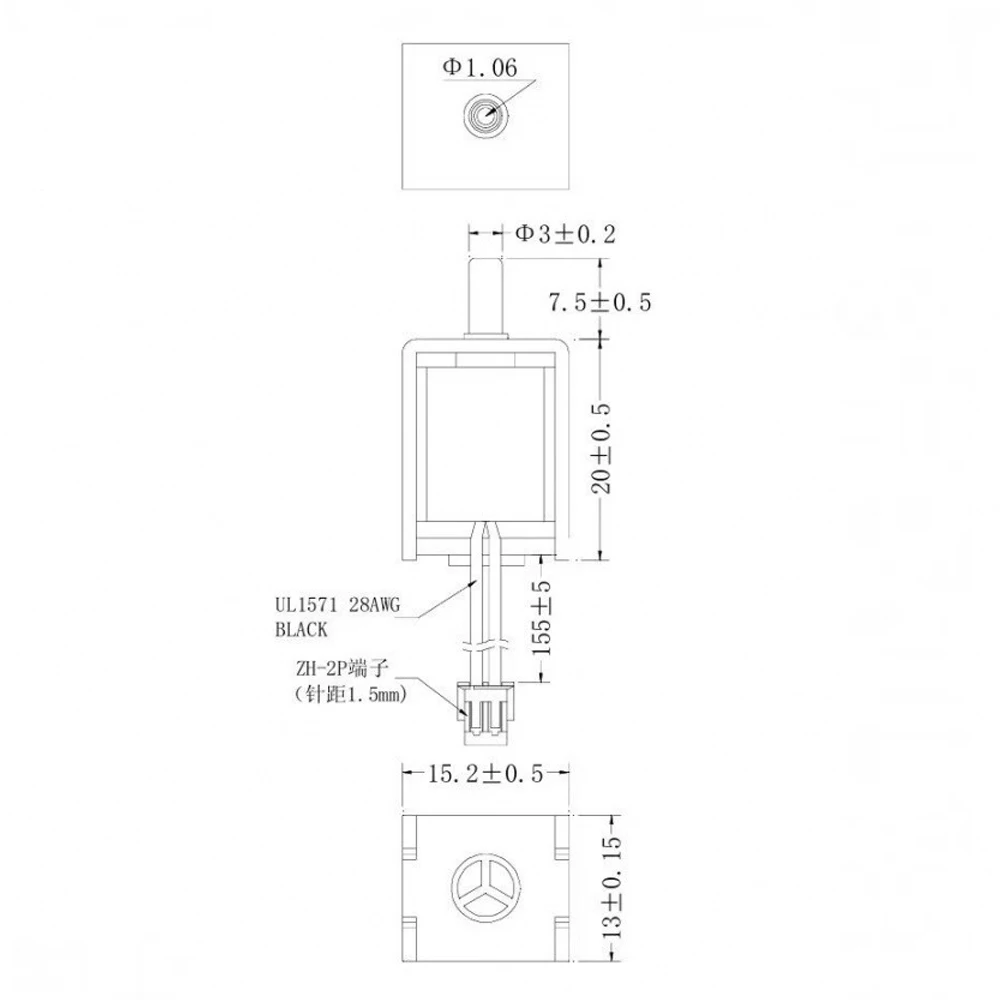DC6V Solenoid Valve Normally Open Samll Quick Exhaust Valve For Sphygmomanometer Patient Monitor Matches ID2.5 OD4mm Hose