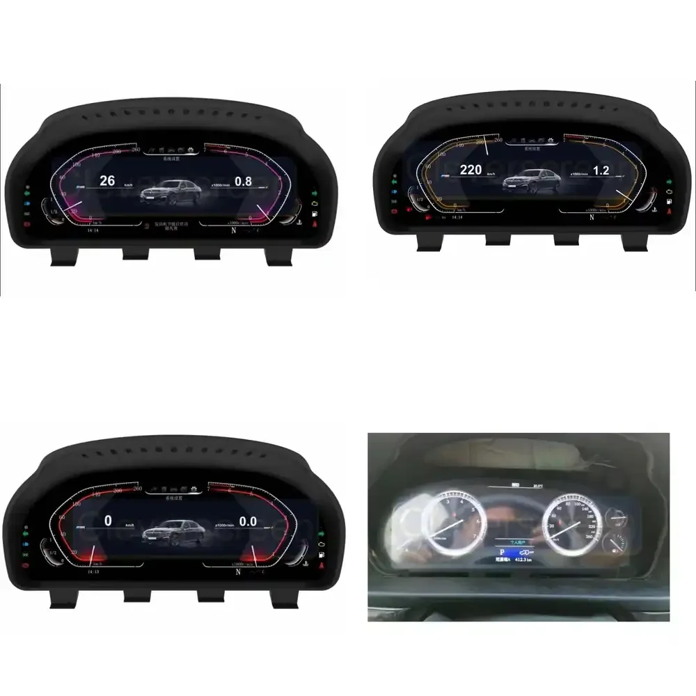 Car Digital Dashboard Speedometer Display for 5series 2010-2017 LCD Instrument Panel