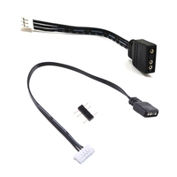 Fan Controller 5V 3 Pin to 6pin 4Pin Transfer Adapter Cable 5V ARGB 3P to 4P 6P